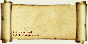 Jana Vujaklija vizit kartica